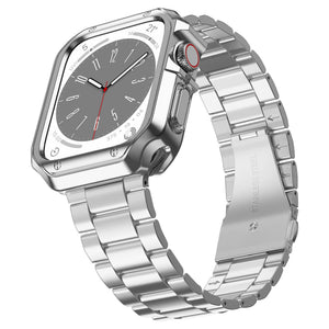 Stainless Steel Apple Watch Band with Case