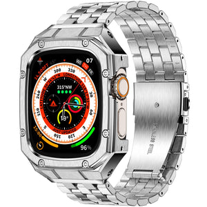 MioHHR Stainless Steel Apple Watch Case & Band